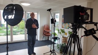 behind the scenes filming